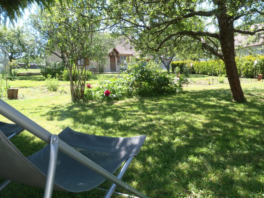 Vue sur le potager